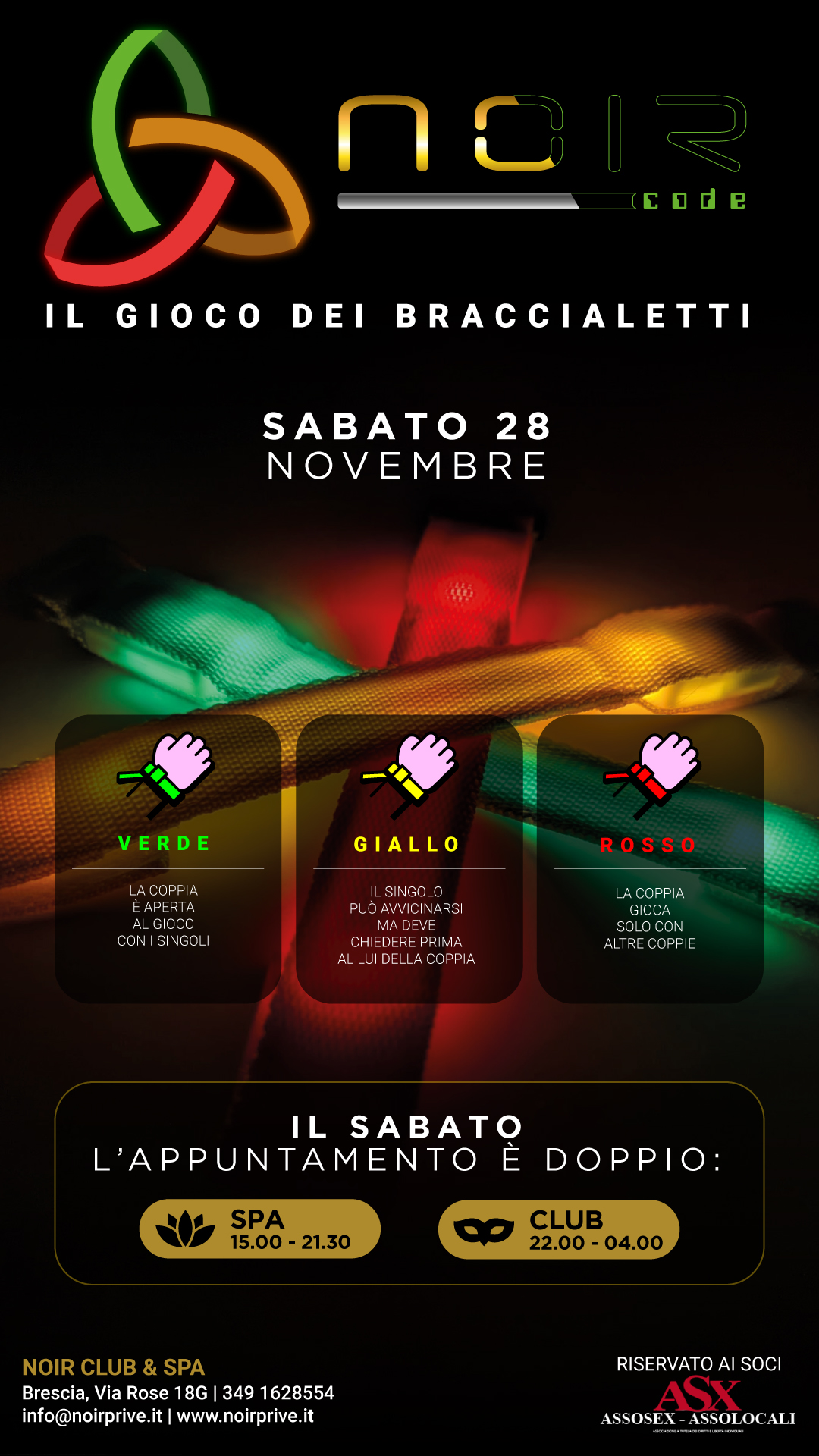 💚💛❤️ NOIR CODE - Il Gioco dei Braccialetti